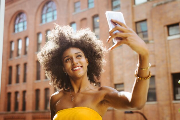 Photo belle femme à new york