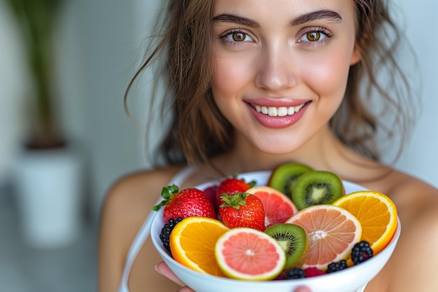 Belle femme portrait photo dans la lumière naturelle