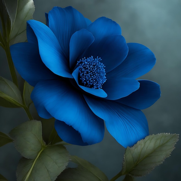 Une belle fleur une belle fleur bleue