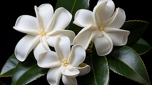 une belle fleur blanche qui fleurit dans le jardin.