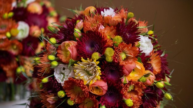 Une belle fleur de bouquet