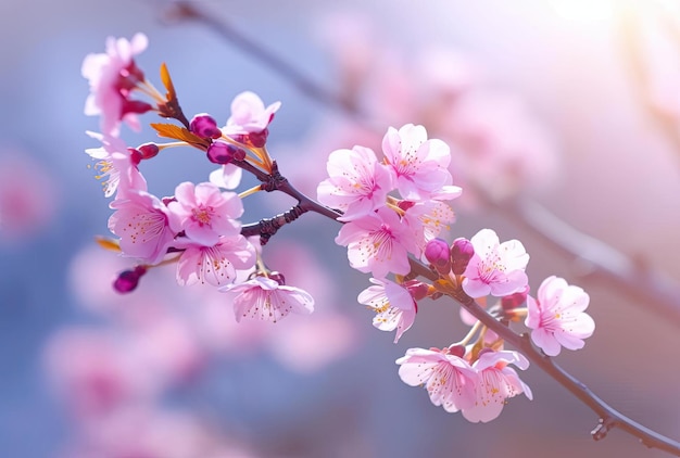 Belle fleur de cerisier japonais Sakura