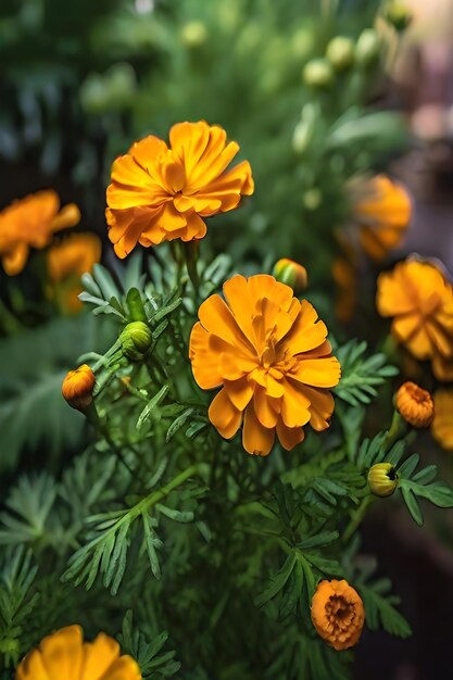 Une belle fleur de margarite générée par l'IA