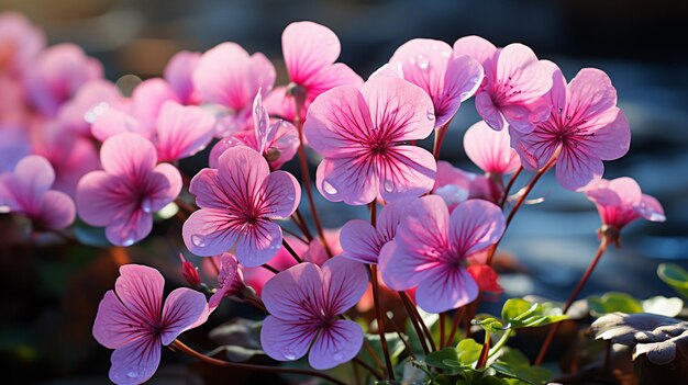 Une belle fleur d'oxalis