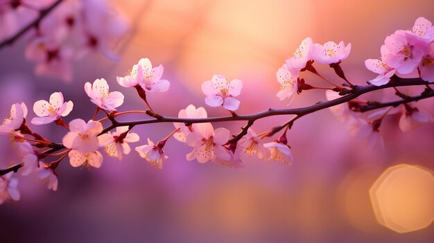 Belle fleur de printemps de sakura