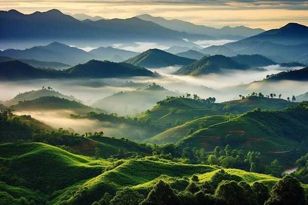 une belle herbe de montagne