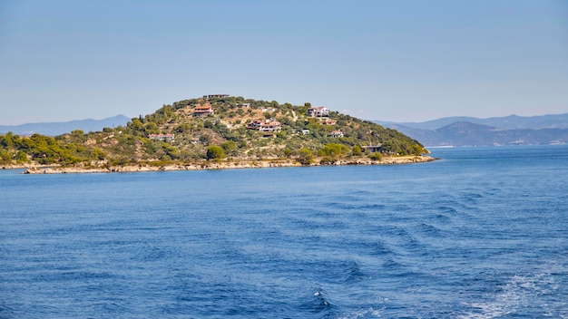 Photo belle île en mer égée