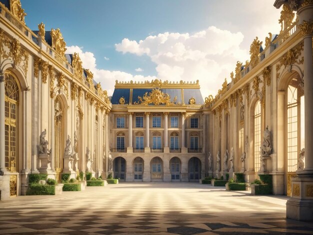 Une belle illustration du château de Versailles