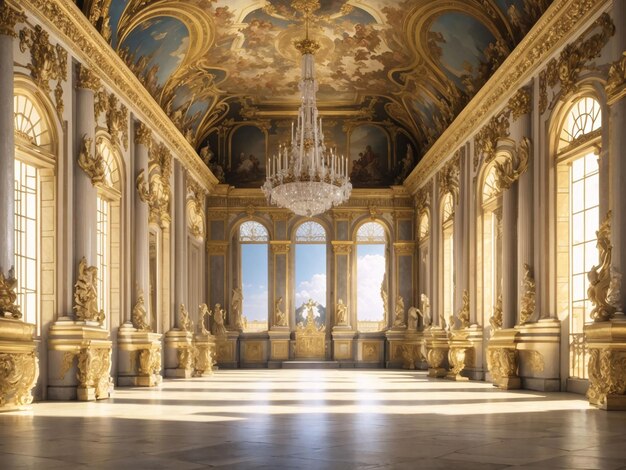 Une belle illustration du château de Versailles