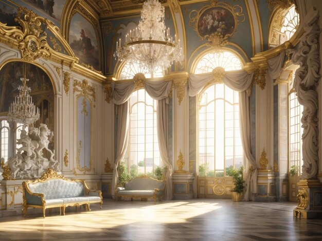 Une belle illustration du palais de Versailles