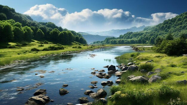 Photo une belle image de nature en arrière-plan