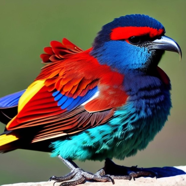 Une belle image d'oiseau coloré