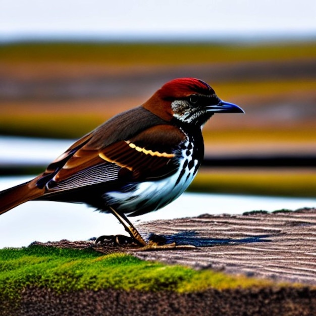 Une belle image d'oiseau coloré