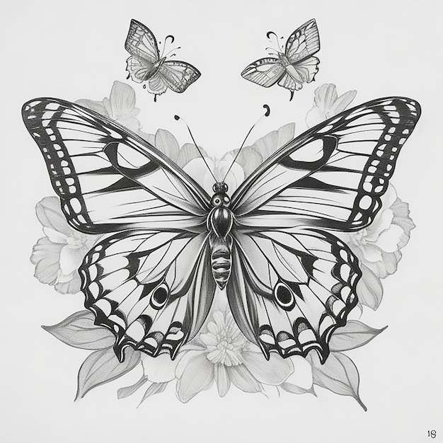 Une belle image de papillon