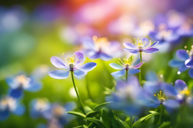 Belle image de printemps et d'été avec des couleurs joyeuses et charmantes