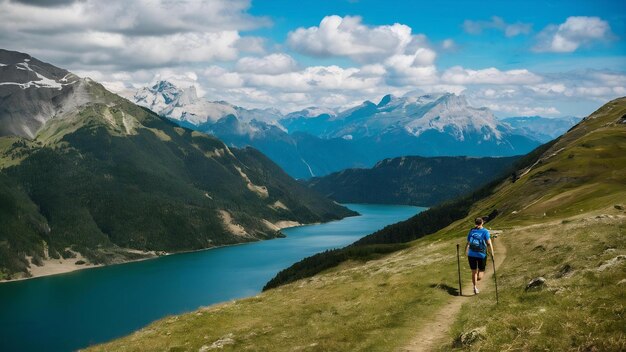 Belle journée pour faire des activités de loisirs.