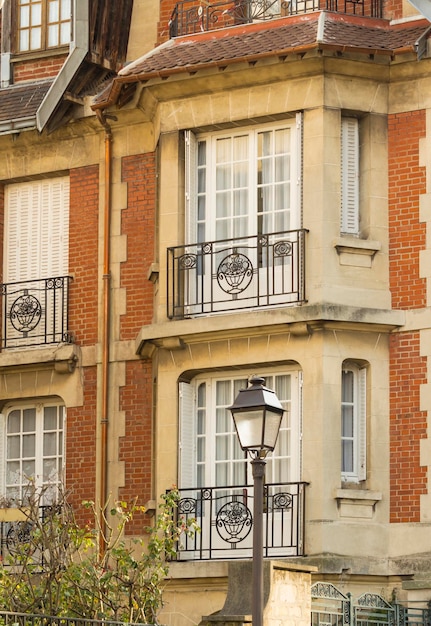 Photo la belle maison du quartier de montmartre