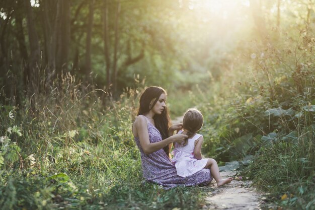 Belle mère et fille