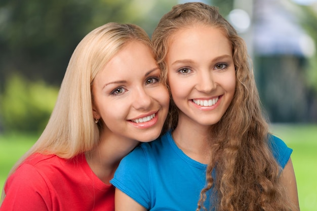 Belle mère et jolie fille