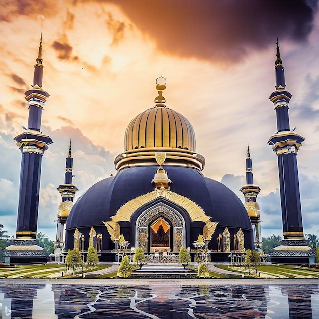 belle mosquée à l'avenir