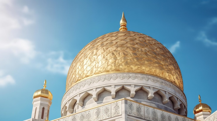 Photo une belle mosquée islamique
