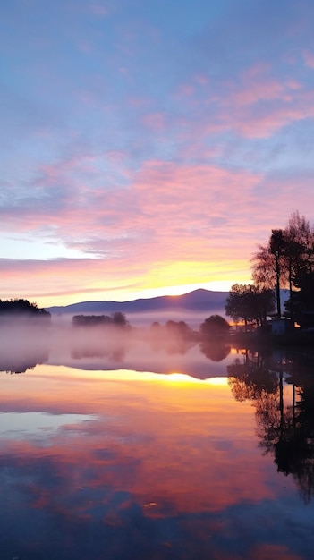 belle nature du matin photo verticale