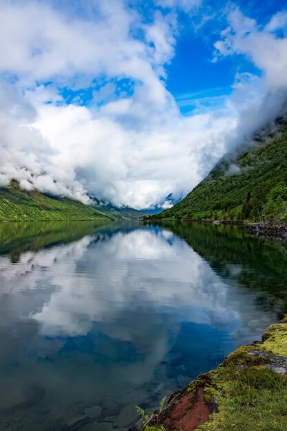 Belle Nature Norvège paysage naturel.