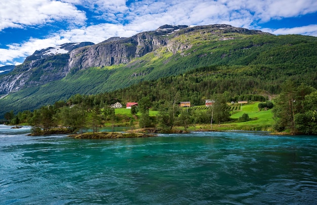 Belle Nature Norvège paysage naturel.