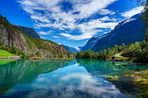 Belle Nature Norvège paysage naturel.