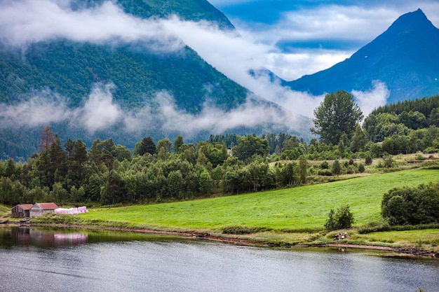 Belle Nature Norvège paysage naturel.