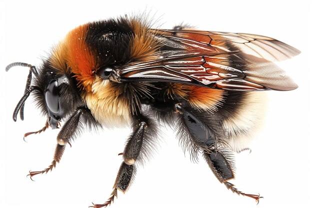 Une belle photo d'une abeille européenne