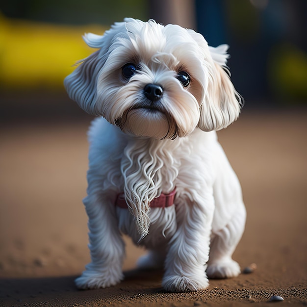 Belle photo de chien sur fond incroyable