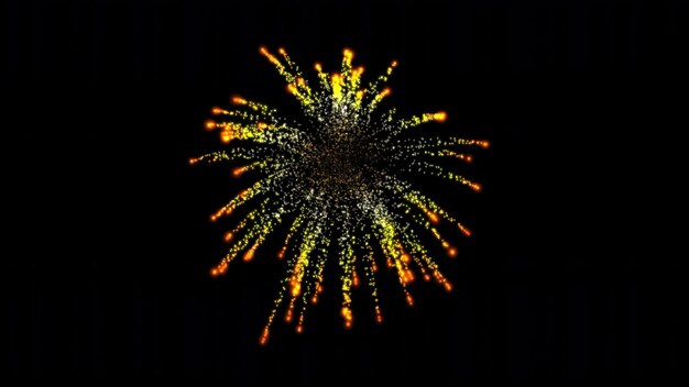 Photo une belle photo de feux d'artifice.