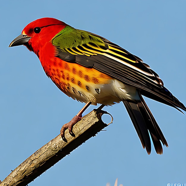 Photo une belle photo de l'oiseau libre