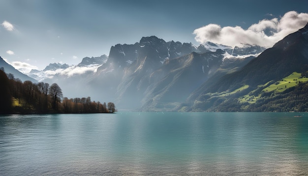 Photo une belle photo, une photo colorée, une photo générée par l'ia.