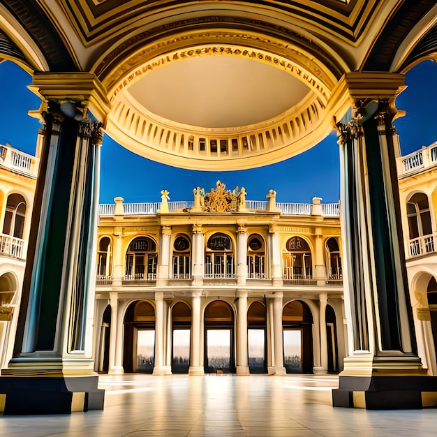 Belle photo réaliste du château de Versailles