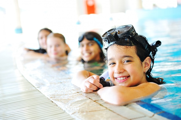 Sur une belle piscine, super bon moment d&#39;été!