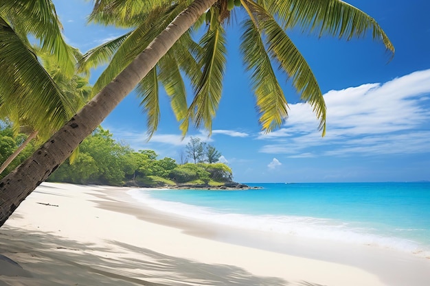 Photo la belle plage d'anse lazio à praslin aux seychelles