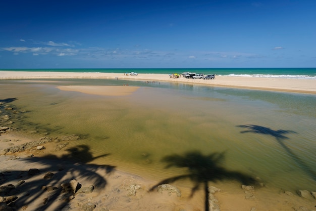 Photo belle plage conde près de joao pessoa paraiba brésil