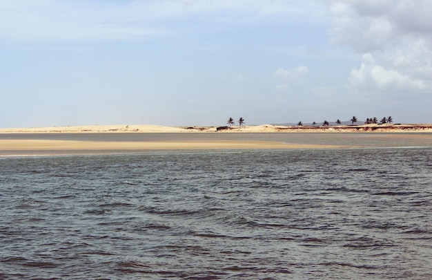 Belle plage dans l'état de Sergipe au Brésil