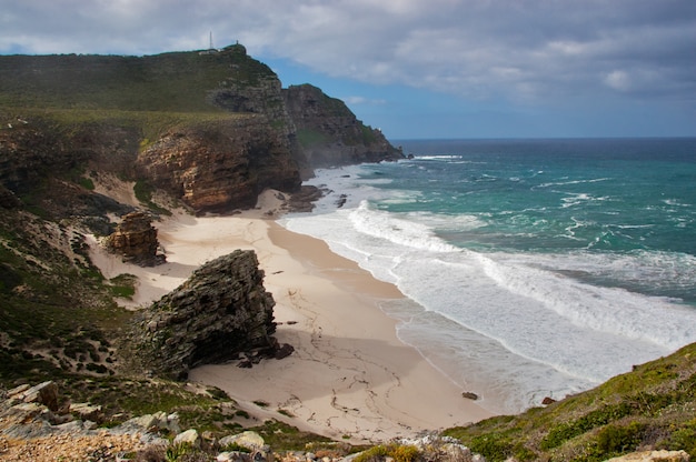 Belle plage de Dias et nature, Cap de Bonne-Espérance, Afrique du Sud