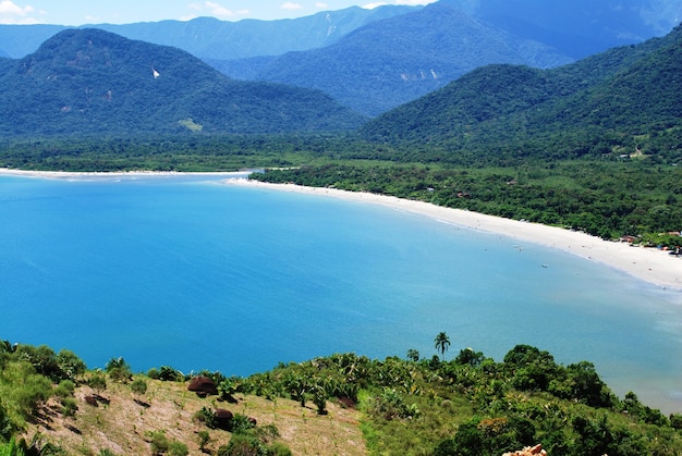 Belle plage en journée ensoleillée