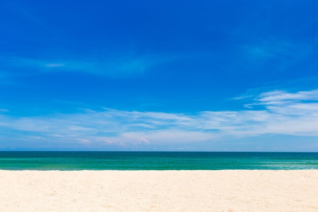 Belle plage et mer tropicale