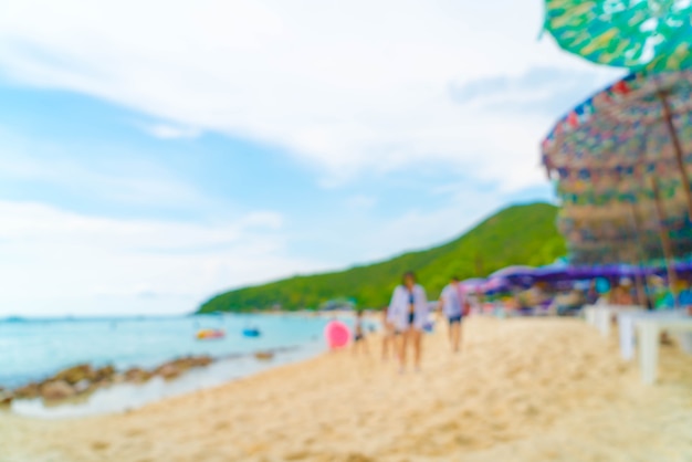 belle plage tropicale à Koh Larn à Pattaya