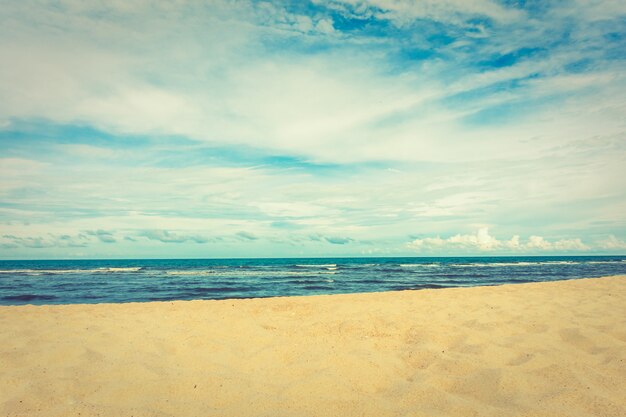 Photo belle plage tropicale et mer