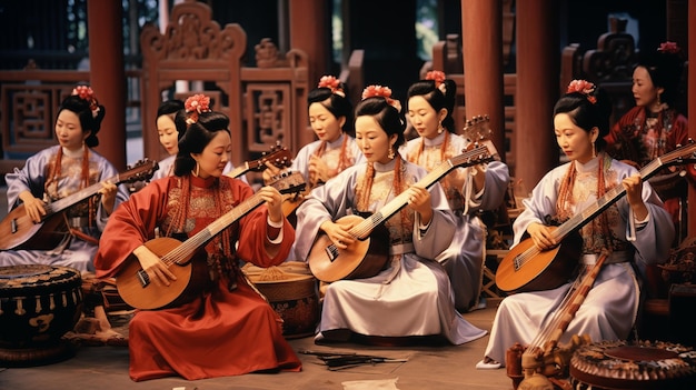 Belle représentation musicale au festival générée par l'IA