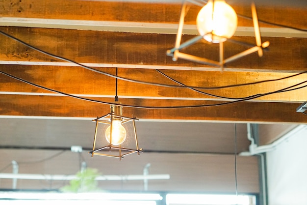 Belle rétro éclairage intérieur plafond lampe décor lumineux