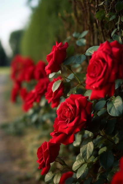 Belle rose rouge pour les fonds d'écran