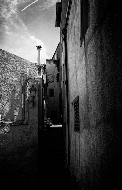 La belle ruelle de la vieille ville de Castelsardo