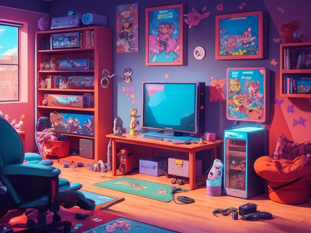 Une belle salle de jeux Cyrtostyle